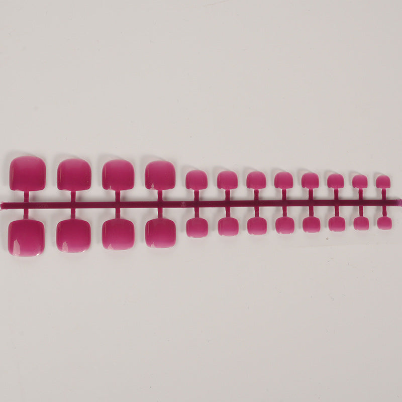 Glänzendes Quadratisches Press-On Nail Set Brehn 1790727059