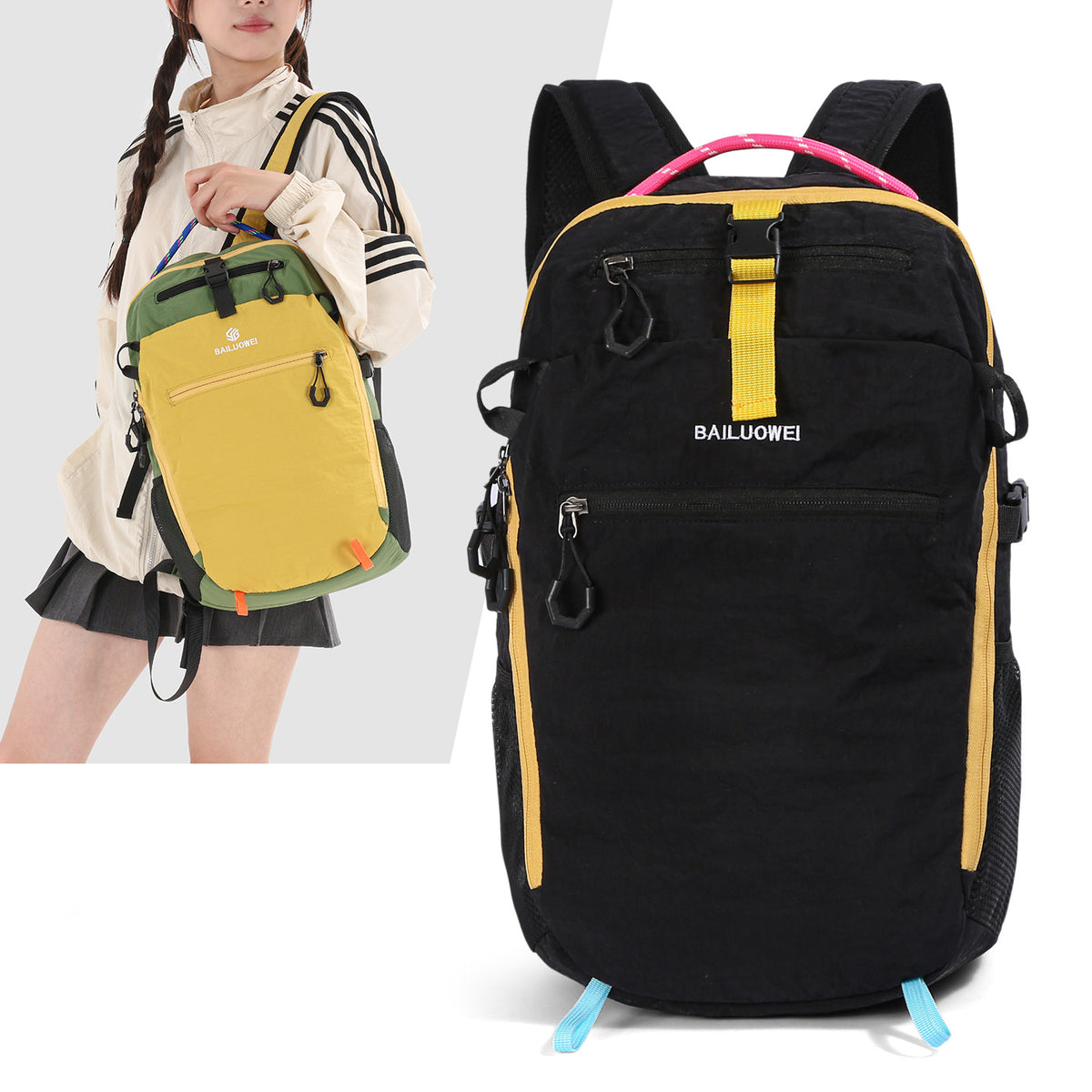 Vielseitiger Outdoor-Wanderrucksack Brehn