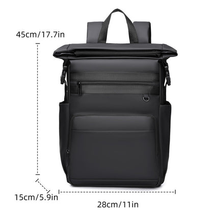 Roll-Top wasserdichte Laptop-Rucksack Brehn