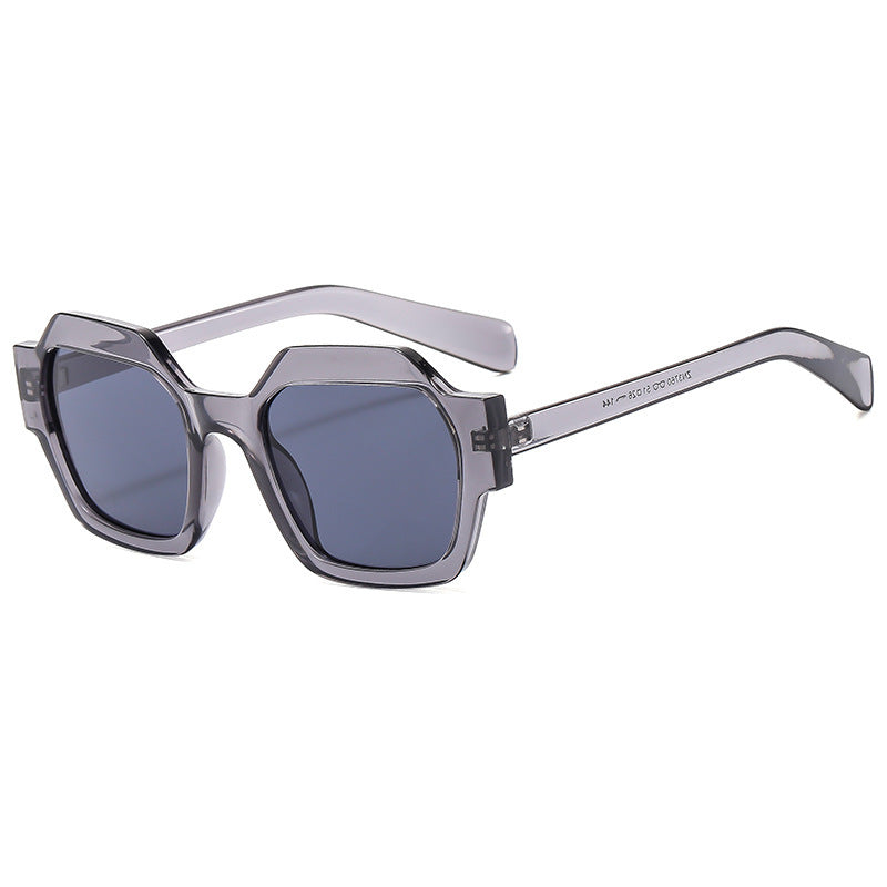 Damen Geometrische Sonnenbrille mit modernem Rahmen und UV-Schutz Brehn