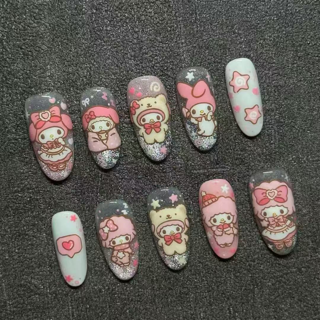 Glamouröse Gel-Nagelkunstverlängerungen Brehn