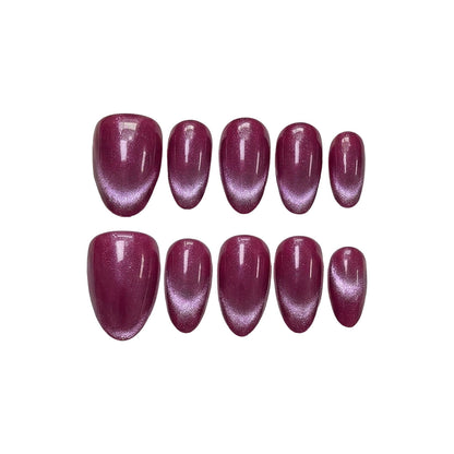 Premium Glänzendes Press-On Nagel Set