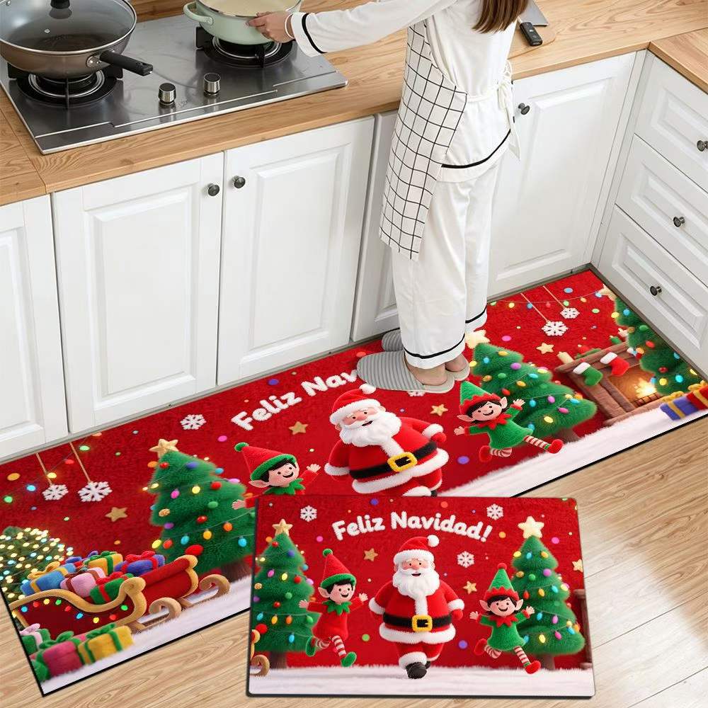 Festliche Weihnachts Küchenmatte Brehn