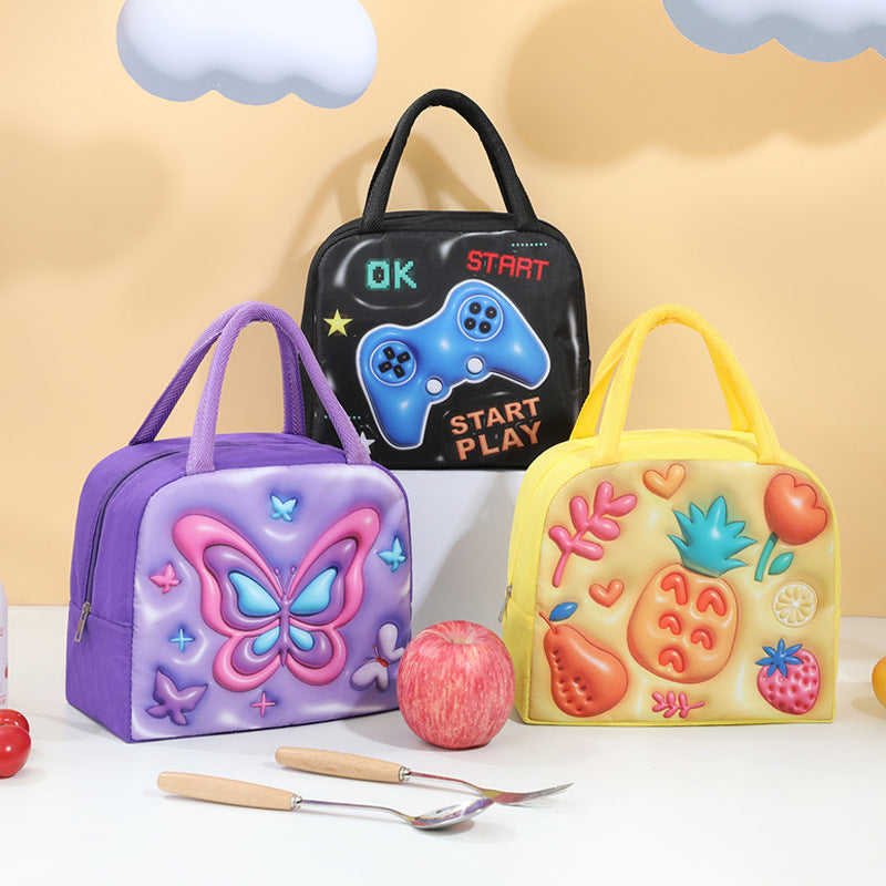 Isolierte Schmetterlings-Lunchbox Brehn