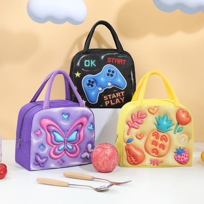Isolierte Schmetterlings-Lunchbox Brehn