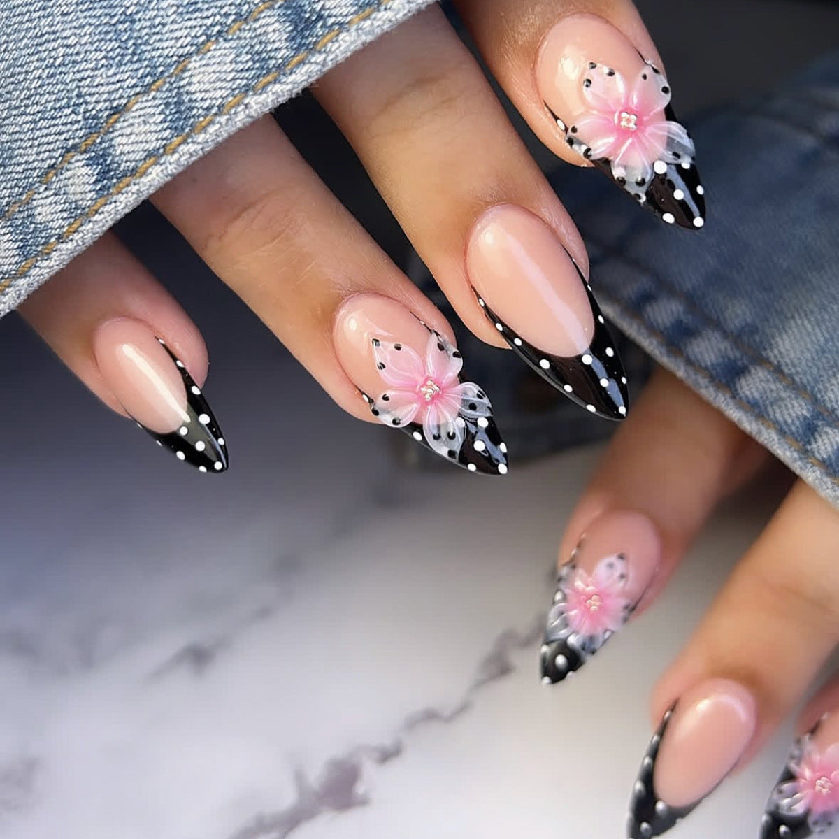 Elegantes Stiletto-Nagelkunst-Set Brehn