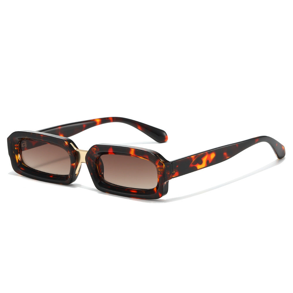 Schlanke rechteckige Rahmen-Sonnenbrille Brehn