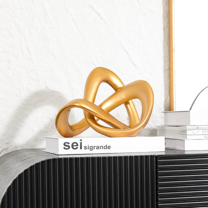 Moderne Skulpturale Dekorative Knoten Skulptur