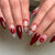 Elegantes Stiletto Drucknagel-Design Brehn