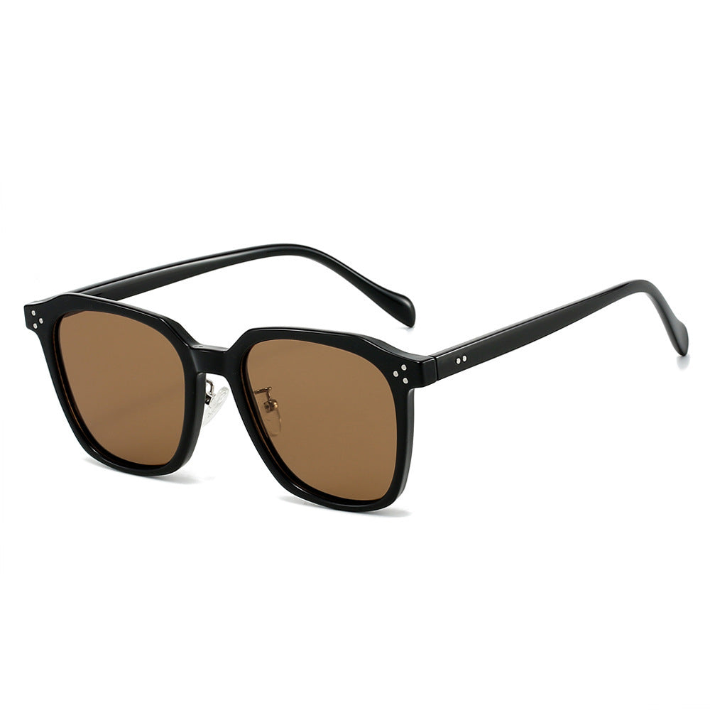 Damen quadratische Sonnenbrille mit modernem Materialmix Brehn