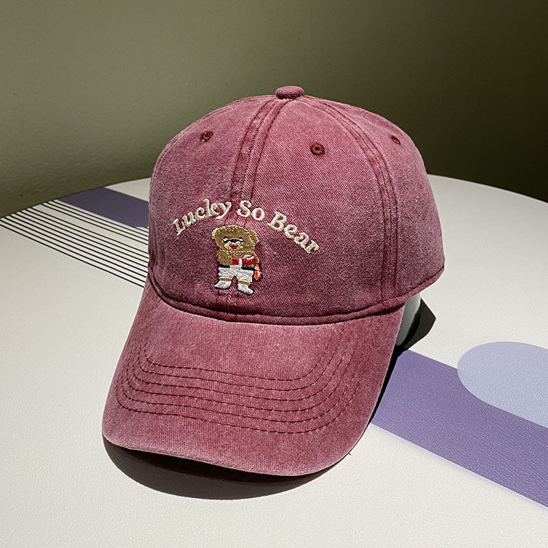 Unisex Casual Bestickte Bärenmütze Brehn