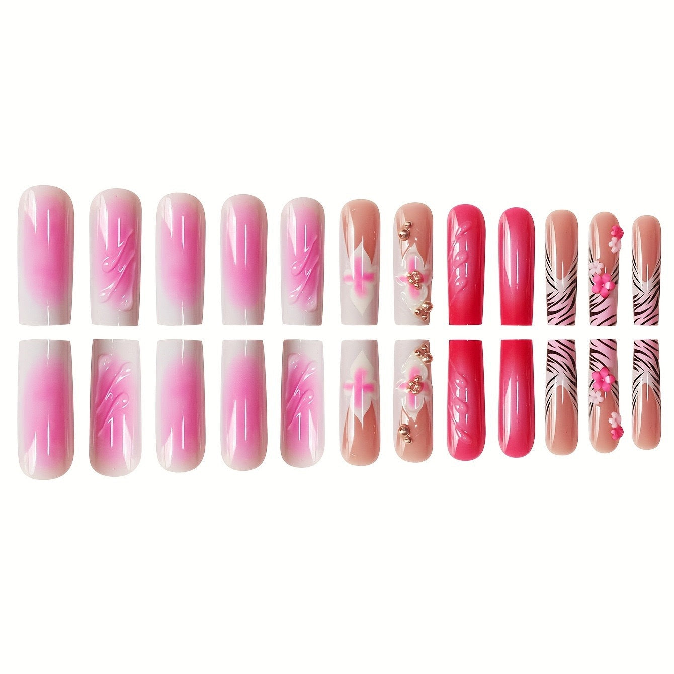 Deluxe Press-On Nail Set Brehn
