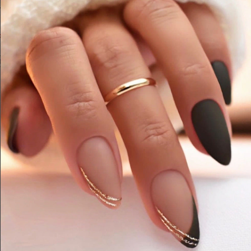 Elegantes French Tip Press-On Nail Set Brehn