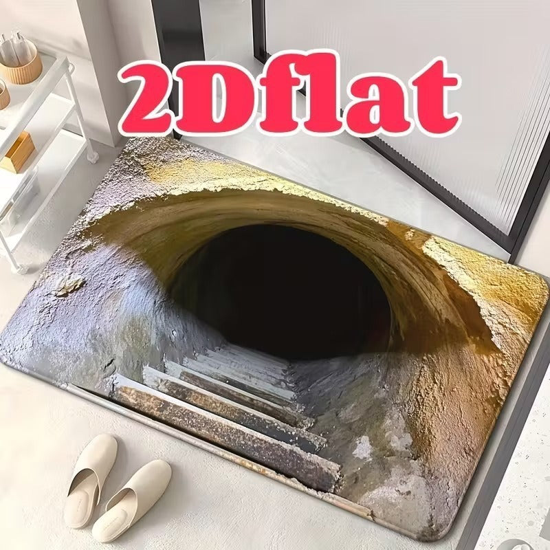 Künstlerische 3D Höhlen-Szene Bereichsmatte Brehn