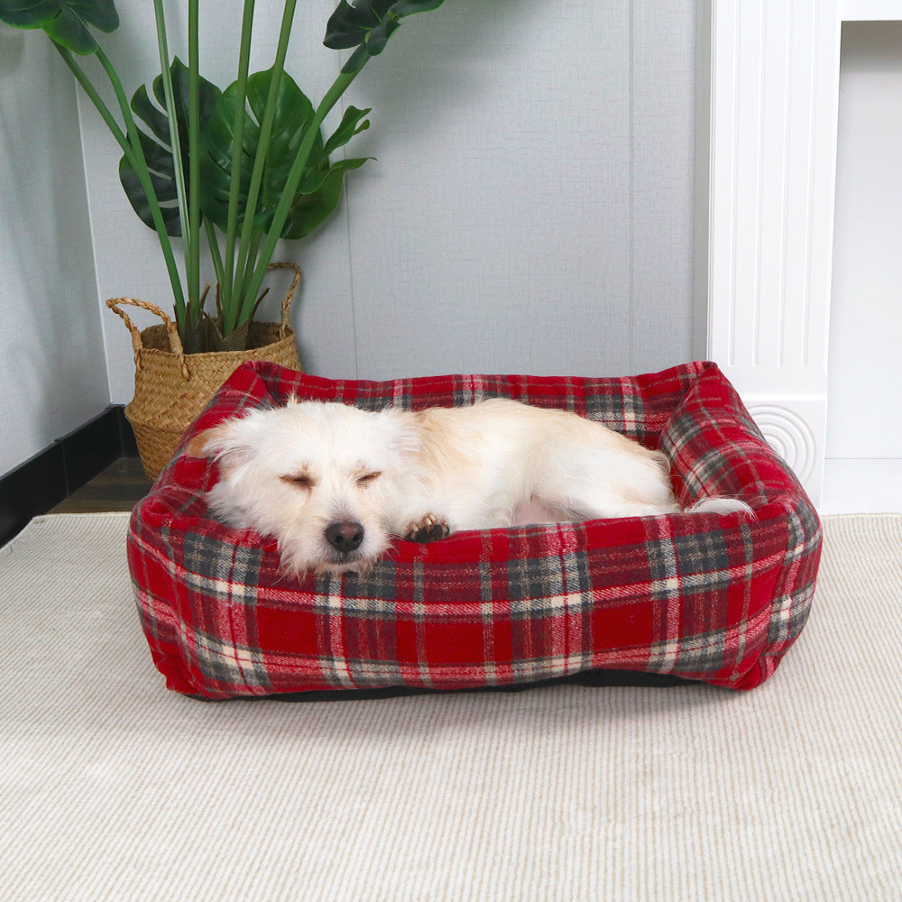 Plaid Orthopädisches Hundebett