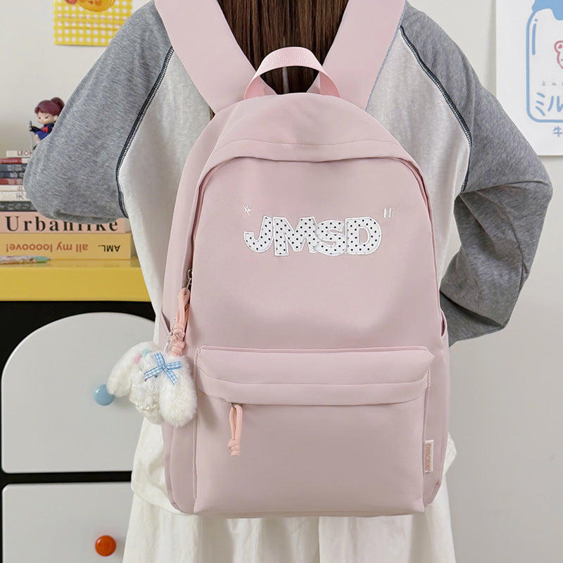 Trendy lässiger Tagesrucksack mit süßem Charakterakzent Brehn