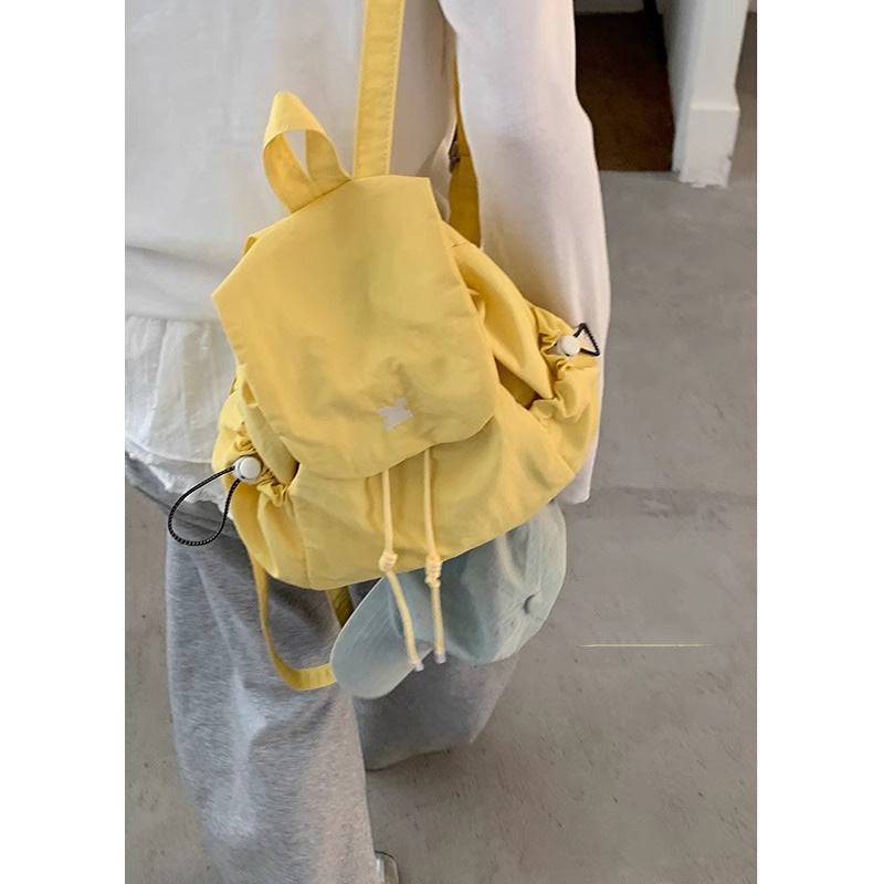 Lässiger kariert Drawstring Rucksack Brehn