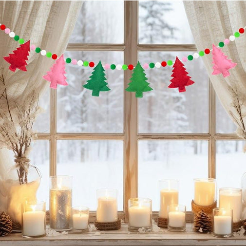 Filz Weihnachtsbaum Girlande Brehn