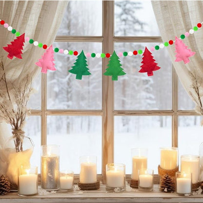 Filz Weihnachtsbaum Girlande Brehn