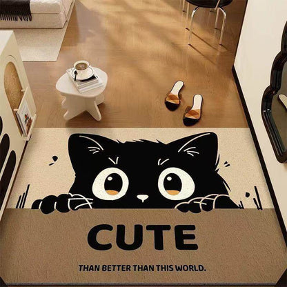 Verspielt Katzen-Themen Willkommensmatte