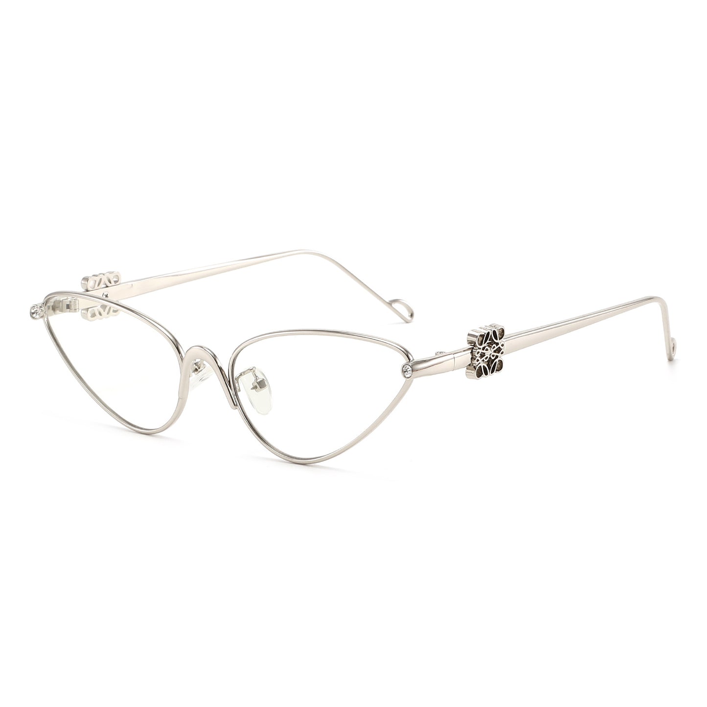 Damen Cat-Eye Sonnenbrille mit eleganten Akzenten und UV-Schutz Brehn