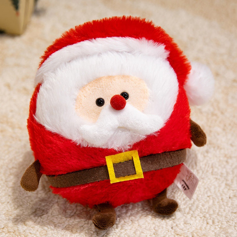Plüsch Schneemann Feiertags Dekorativer Tischspielzeug mit Schal & Filz Zweigarmen Brehn
