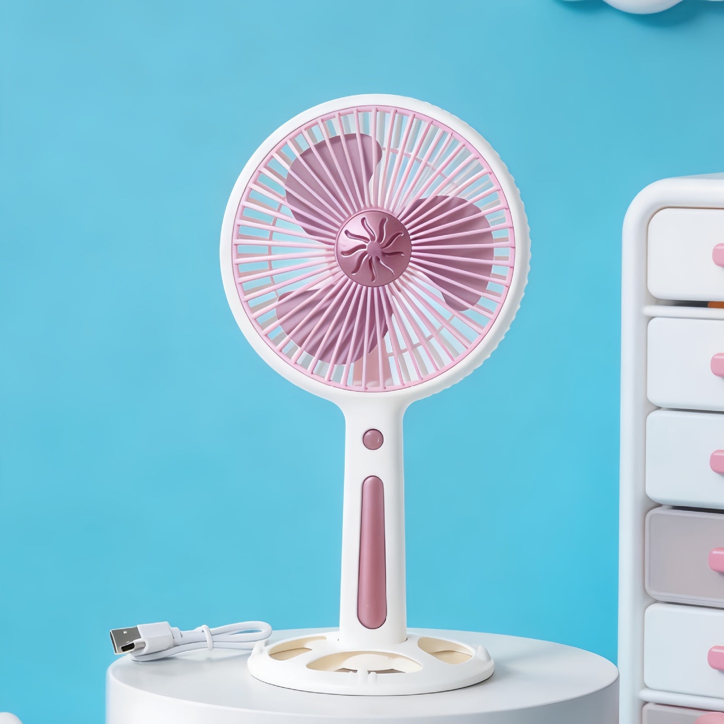 Damen Tragbarer Mini-Ventilator mit kreativen Tierdesign Brehn