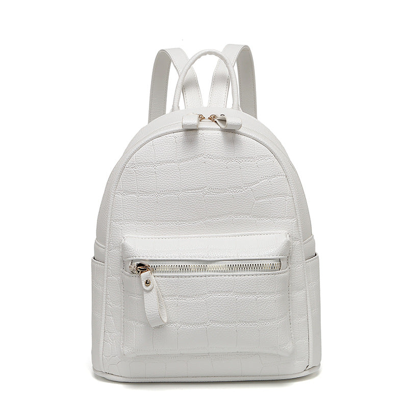 Krokodil-Prägung Mini Chic Rucksack Brehn