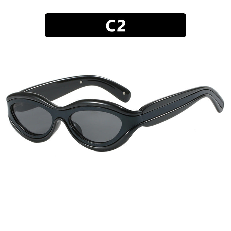 Damen Cat-Eye Sonnenbrille mit schützendem UV-Schutz und stilvollem Rahmen Brehn