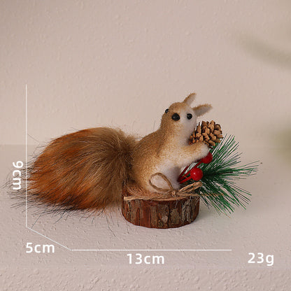 Niedliche Dekorationsfigur mit Eichhörnchenmotiv Brehn