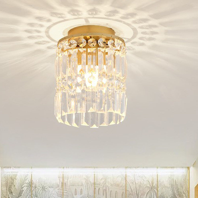 Kristall Flush Mount Deckenleuchte