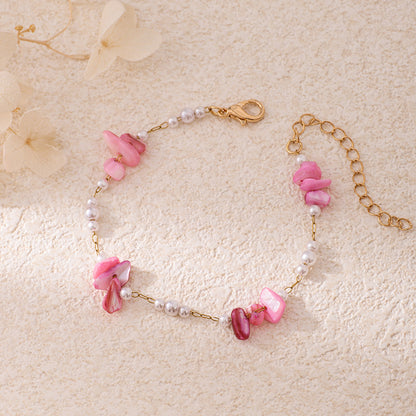 Chic Perlen- und Edelsteinarmband Brehn
