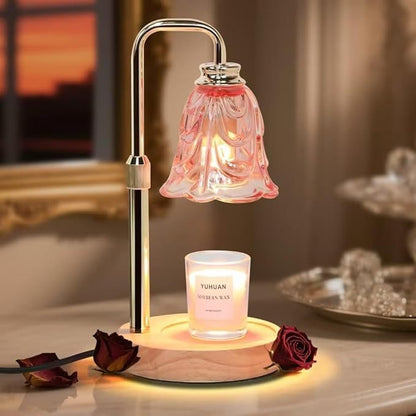 Elegante Tischlampe aus Glas
