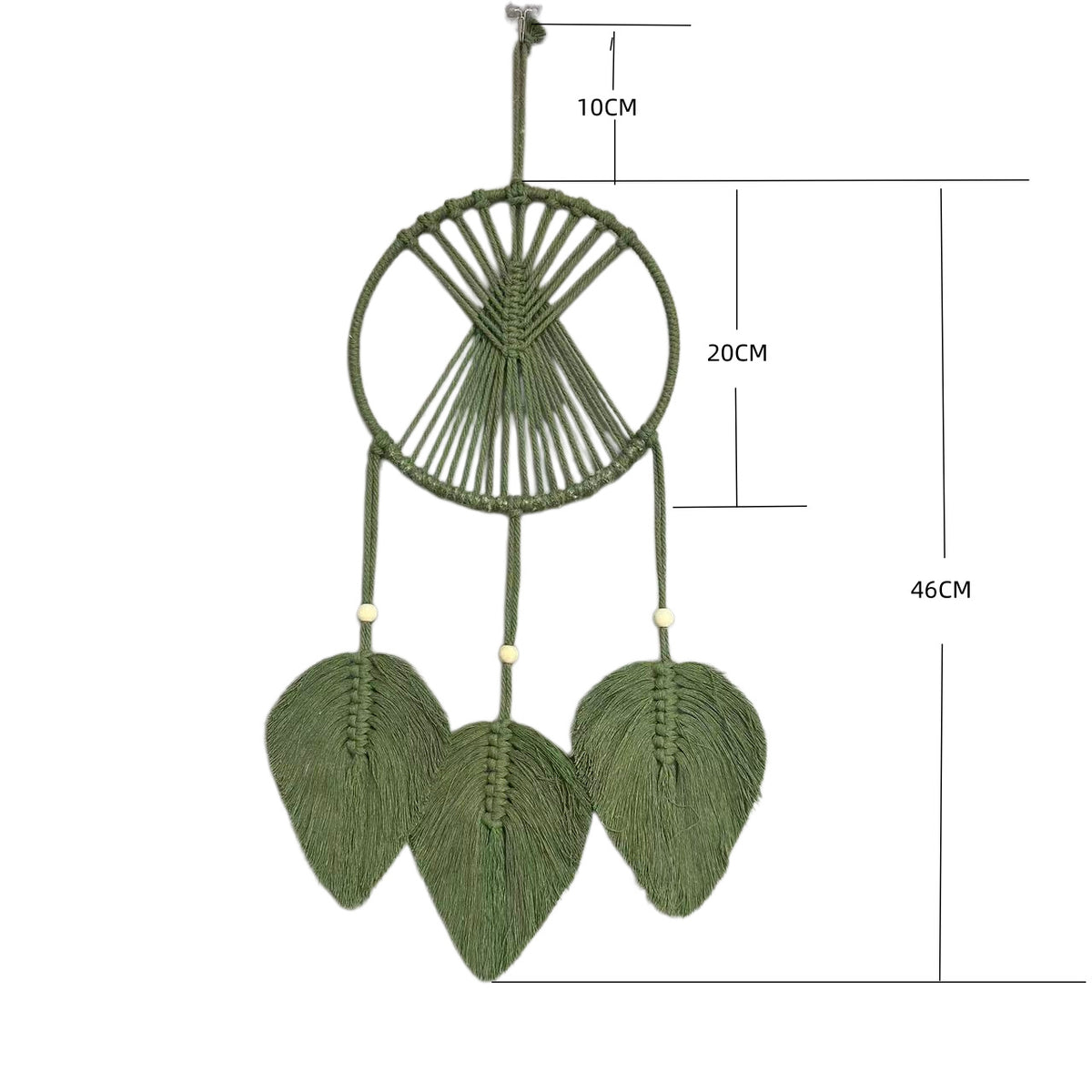 Makramee Blatt Wandbehang Brehn