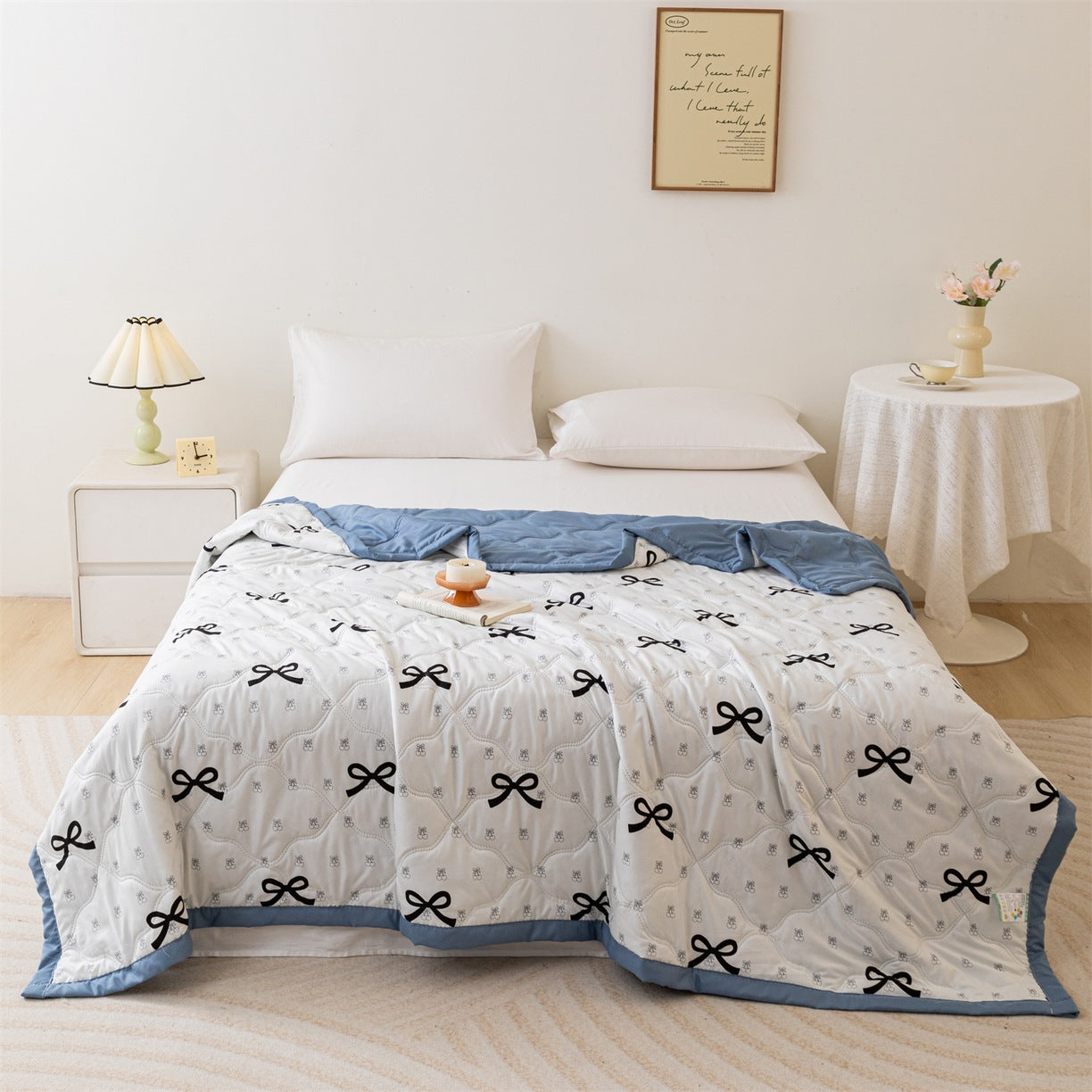Damen Kuschelige Decke mit verspieltem Schleifen-Design Brehn