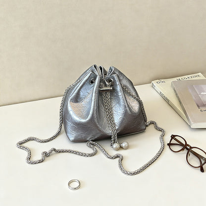Kordelzug Eimer Handtasche