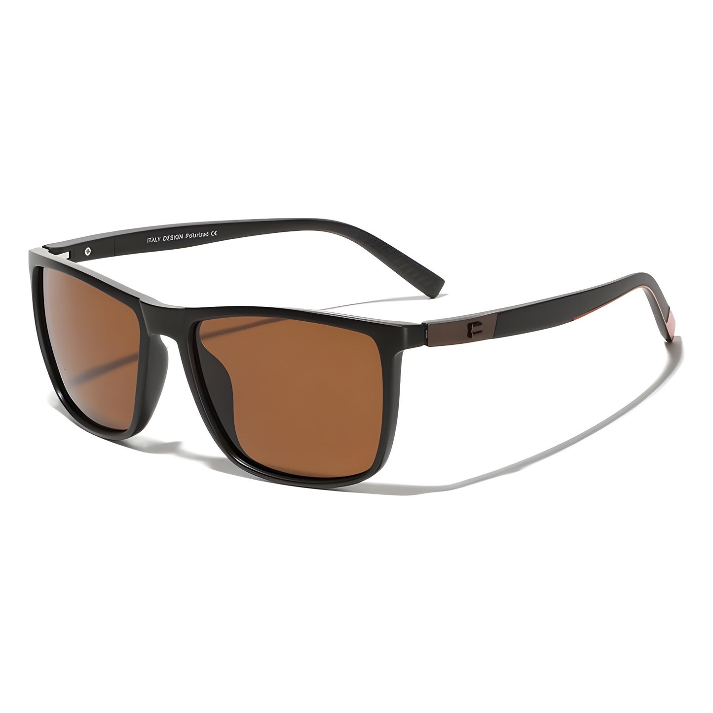 Damen sportliche Sonnenbrille mit polarisierenden Gläsern und flexiblem Gestell Brehn