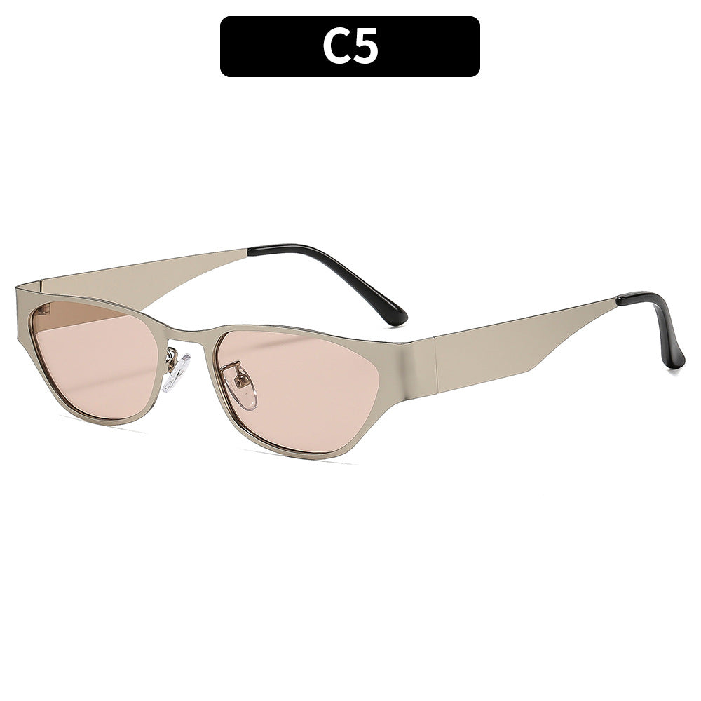 Eckige Cat-Eye-Sonnenbrillen