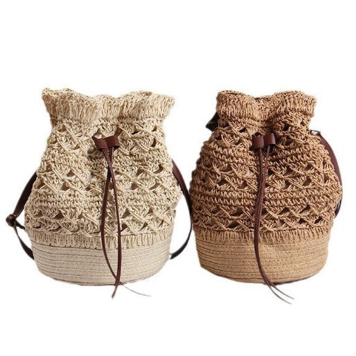 Damen Elegante Handgepaßte Makramee-Tasche Brehn