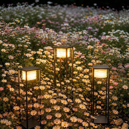 Stylische Moderne Solar-Gartenlaterne
