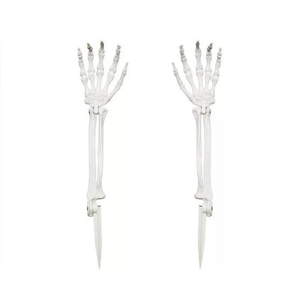 Gruselige Skelettgartenstecker