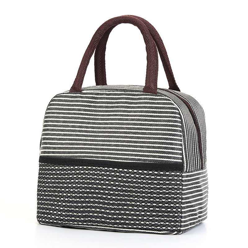 Isolierte gestreifte Lunch-Tasche Brehn