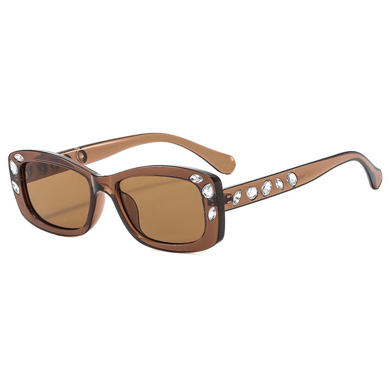 Damen modische Sonnenbrille mit Kristallverzierung Brehn