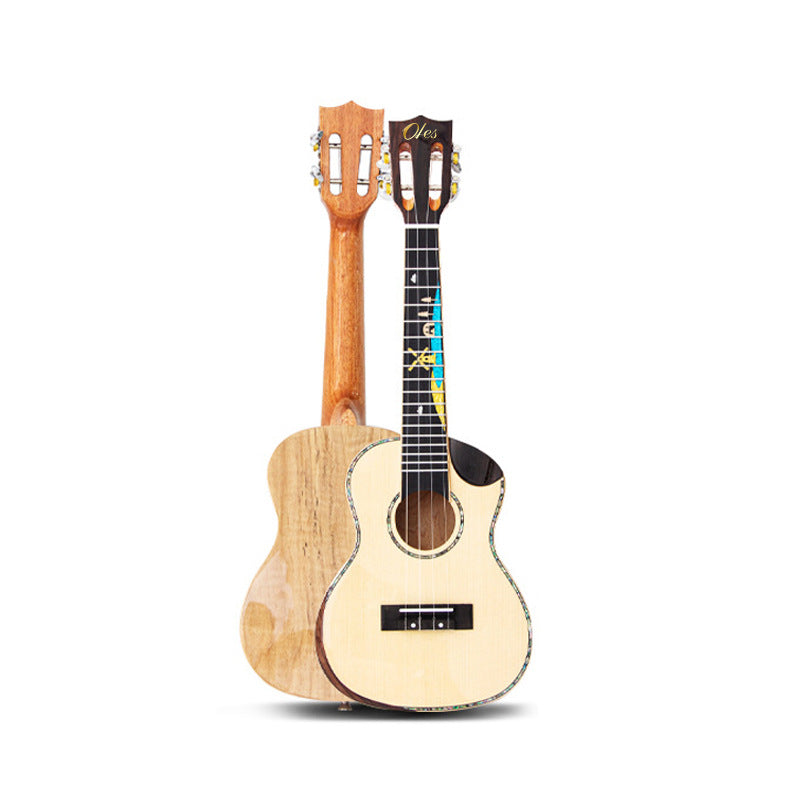 23-Zoll Massivholz Ukulele Brehn