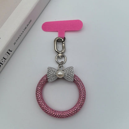 Eleganter Strass Schleife Schlüsselanhänger Brehn