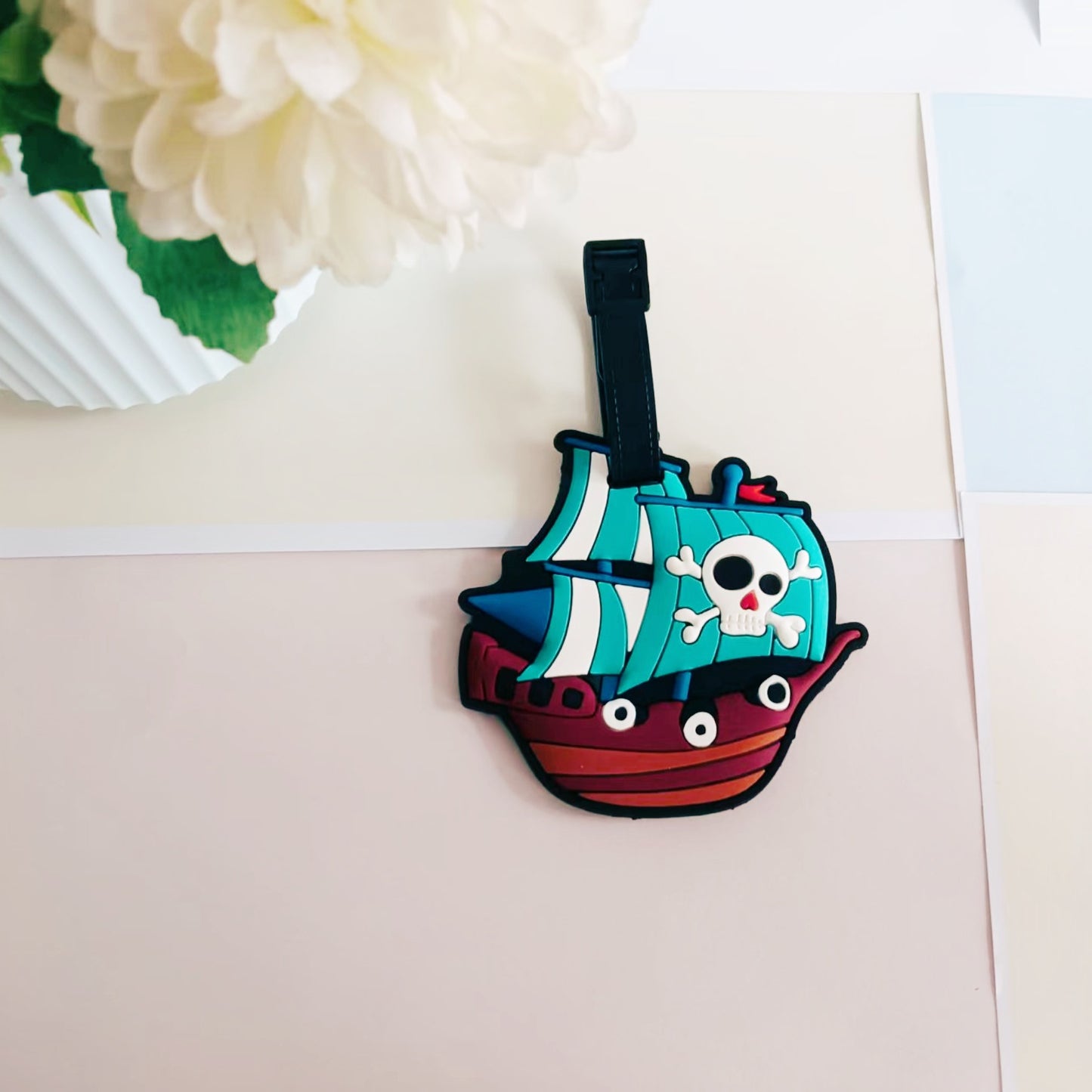 Unisex Gepäckanhänger im Piratenschiff-Design Brehn