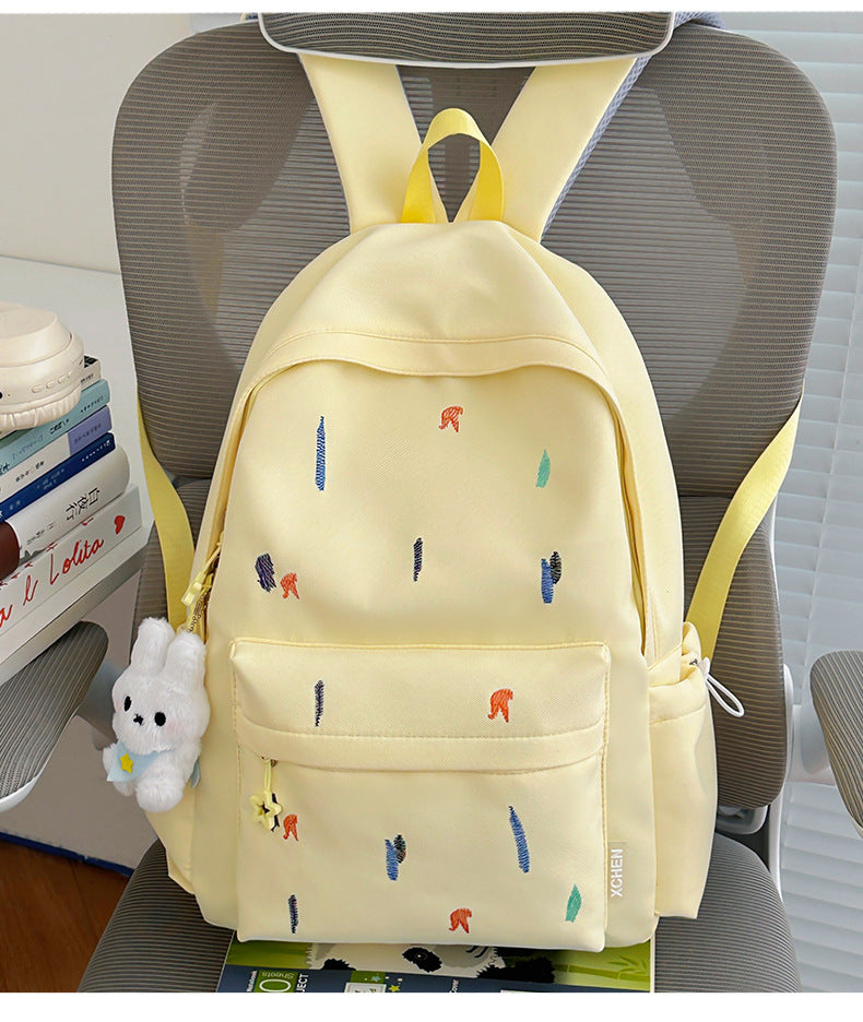 Bestickter leichter Rucksack