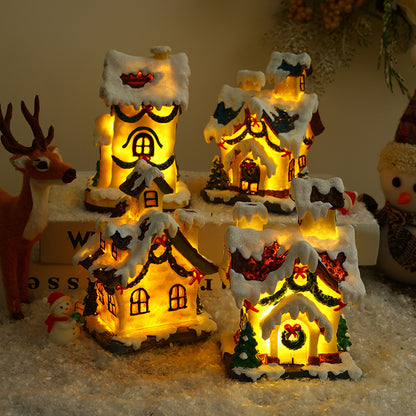 Dekorative Weihnachtsbeleuchtung im Häuschen-Design Brehn
