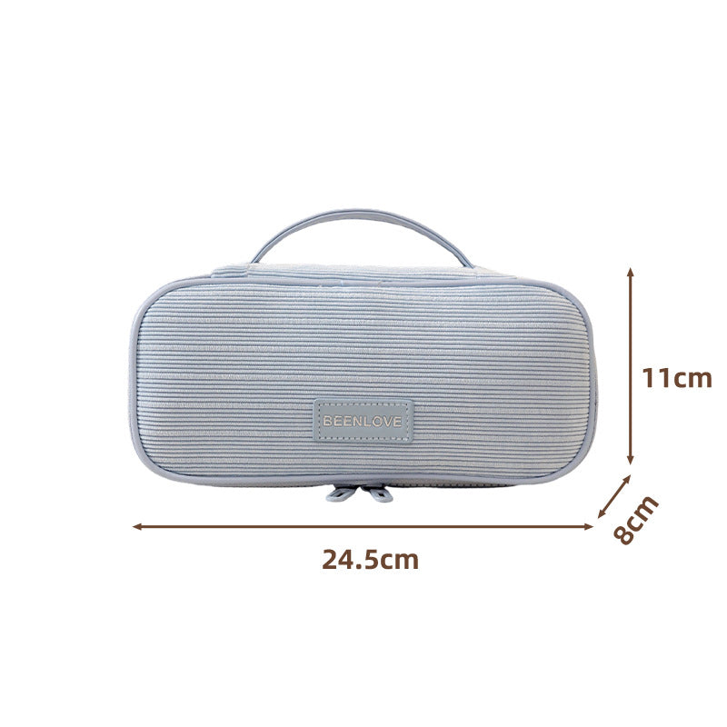 Strukturierte Reise-Make-up-Tasche Brehn