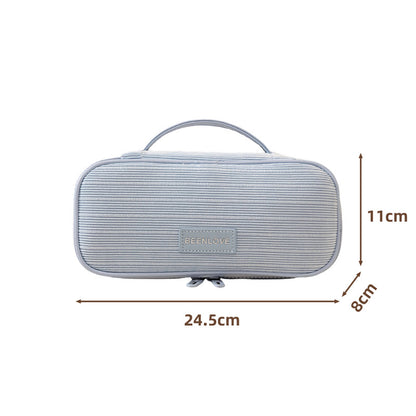 Strukturierte Reise-Make-up-Tasche Brehn